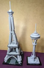 Lego Architecture 21003 Seattle Space Needle 21019 Eiffel Tower Complete