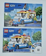 Lego 60253 City Ice-Cream Truck Instructions Manual Only,  Both Books 1&2, 2020