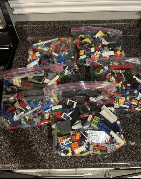 LEGO Bulk Lot Bricks only all 100% genuine 5 gallon bags