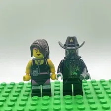 Lego Movie Minifigures Sheriff Not-A-Robot Cardio Carrie tlm023 tlm033
