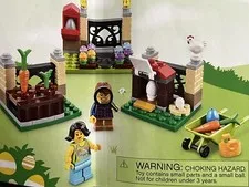 RARE LEGO Holiday Happy Easter Egg Hunt set  40237 2017 with Manual