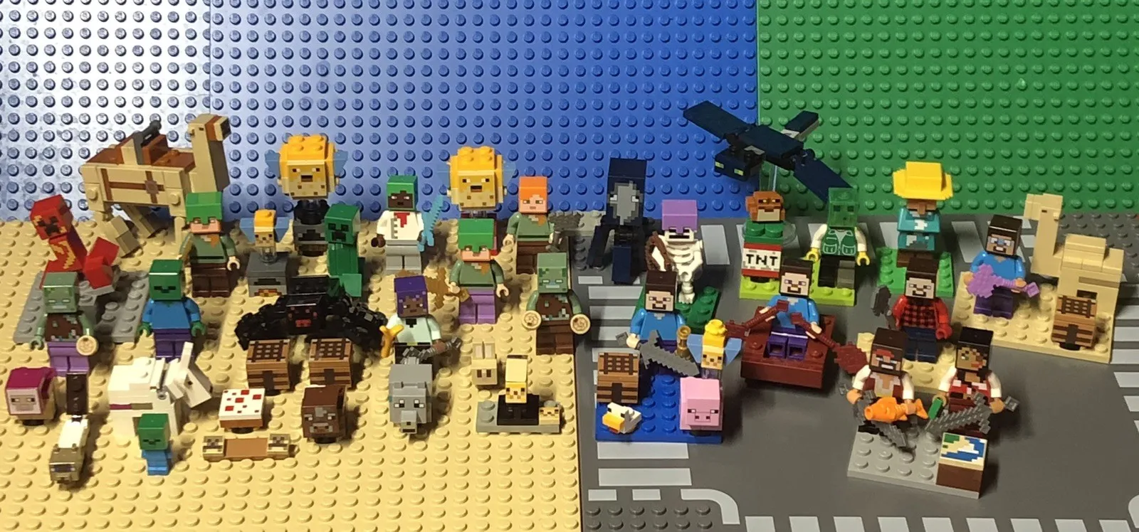 LEGO Minecraft Lot. Minifigures, Animals, Creepers & Creatures