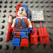 LEGO® Harley Quinn Minifigure DC Batman Villain Baseball Bat sh0260
