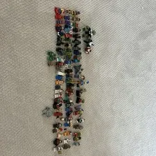 LEGO Mixed Minifigure Lot Assorted Characters & Accessories, Plastic. 
