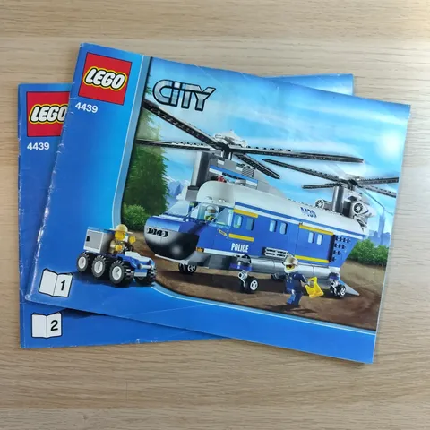 Lego City 4439 1 & 2 INSTRUCTION BOOKLETS ONLY