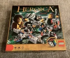 LEGO 3860 Heroica Fortaan Board Game COMPLETE 2011 Castle Medieval Fantasy