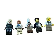 5 LEGO® Minifig Jail Prisoner Steve Zeal Legion Clone Trooper Black Widow Egg He