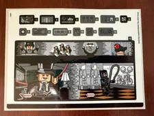 LEGO Batman 76252 Batcave Shadowbox Original Sticker sheet