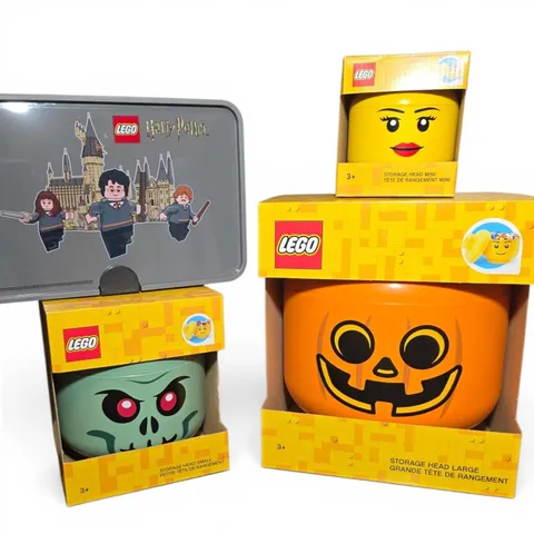 Lego Assorted Storage Containers - 4 New Lego Storage Container Lot