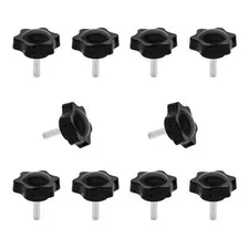 Lot of 10 Star Shaped Clamping Screws M6 x 20mm Replacement Knurled Screws...