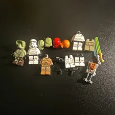 LEGO Star Wars Stormtrooper Minifigure Lot w/ Helmets Heads Weapons Accessories