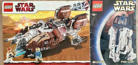 Lego Star Wars Instructions - 7753 - 8009 - Worldwide Shipping