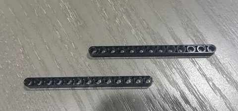 LEGO Beam 13 (41239 / 72714) 2 Pieces Black