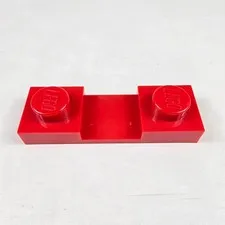Lego Minifigure Display Case Stand Feet Foot Replacement (1) Red 4066 Pre-owned