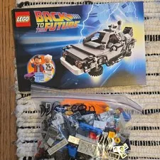 LEGO Back to the Future Mini Delorean w/ Instruction Manual. Set 21103.