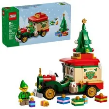 LEGO Santa’s Delivery Truck Building Toy for Kids - Construction Set for Play or