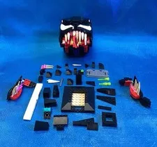 LEGO Marvel Venom Head Set 76187 Complete No Box Or Manual Retired