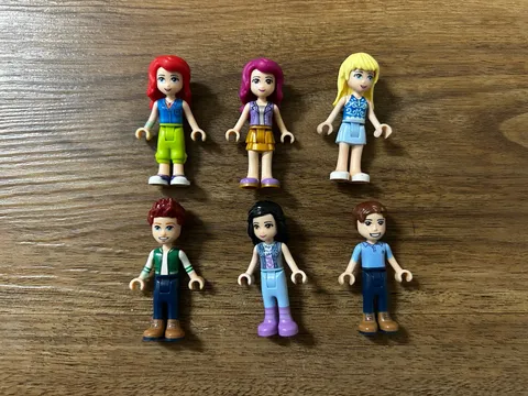 LEGO Friends Mini Figures Lot Of 6