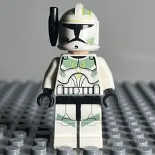 Lego Clone Trooper Minifigure Horn Company 7913 sw0298 Star Wars CMF Lot Rare 2T