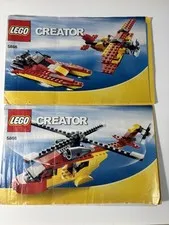 LEGO Creator Rotor Rescue 5866 Plane /Instructions Only 3in1 No Bricks or Figs