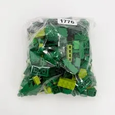 Lego Bulk Lot Color Sorted Greens Mix 1 Pound Pieces Parts Bricks