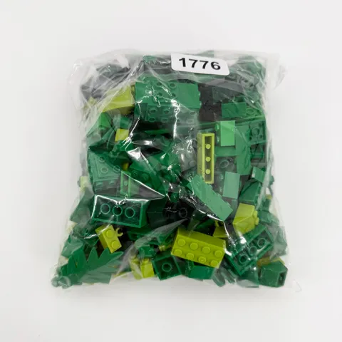 Lego Bulk Lot Color Sorted Greens Mix 1 Pound Pieces Parts Bricks