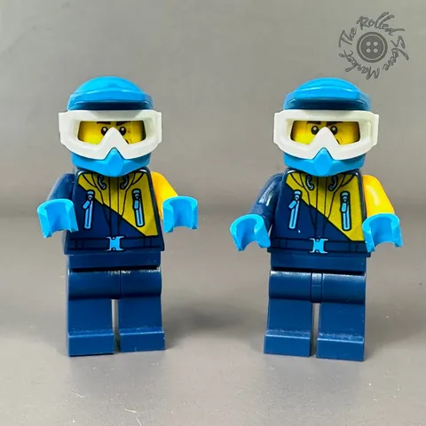 LEGO Minifigure Lot of 2 City Arctic Snowmobile Driver cty0904
