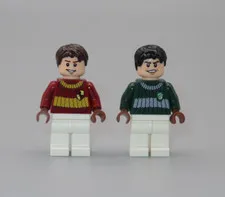 LEGO Harry Potter Oliver Wood Marcus Flint Quidditch Match minifigure