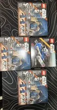 LEGO Star Wars Battle Pack 75373 Ambush on Mandalore 109pc Box Lot of 3 & 75391