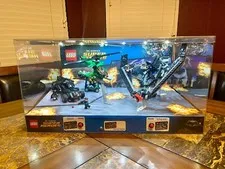 LEGO KRYPTONITE INTERCEPTION 76045 HEROES OF JUSTICE 76046 DISPLAY CASE NEW RARE