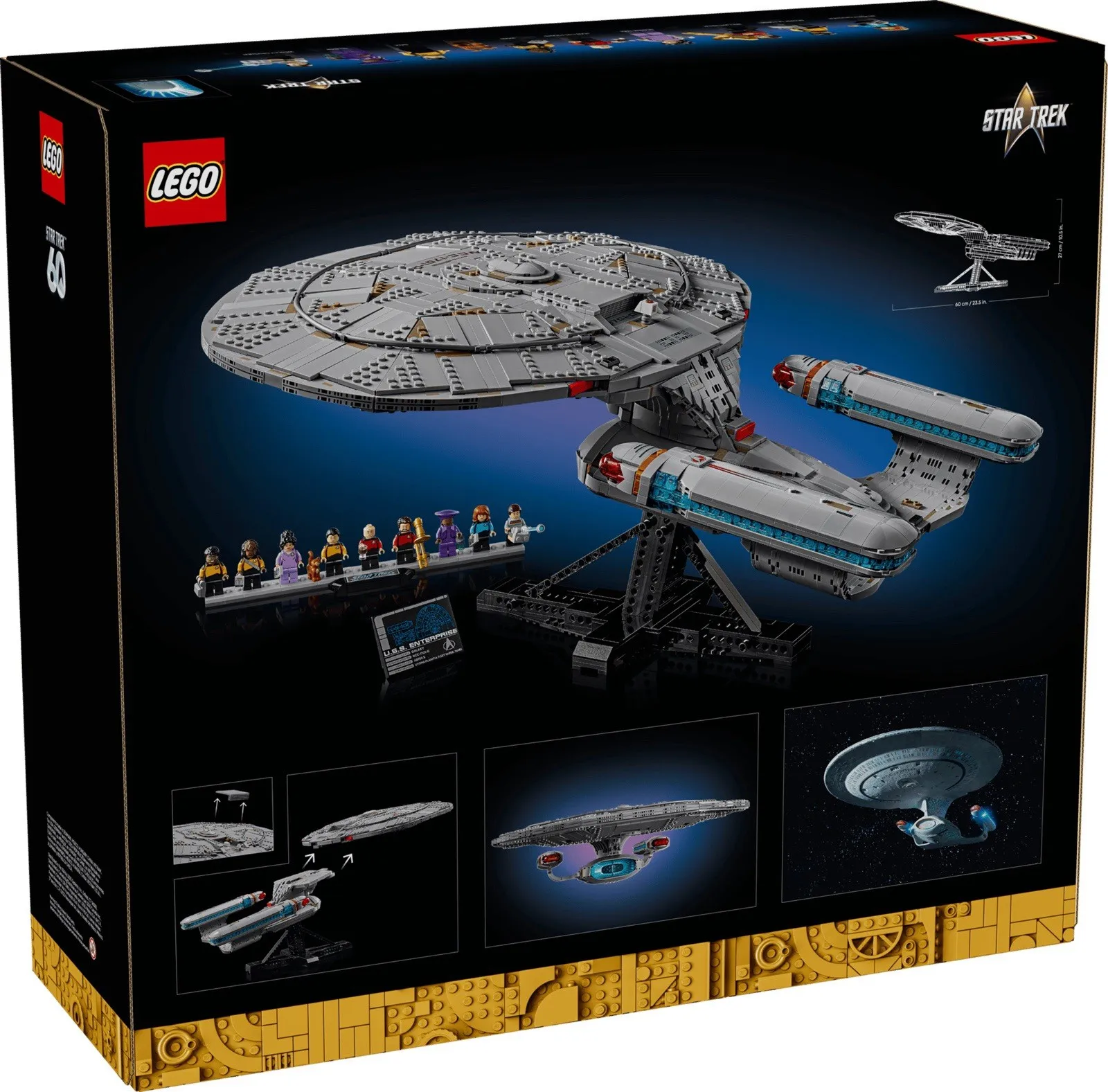 LEGO Icons Star Trek: U.S.S. Enterprise NCC-1701-D (10356) NEW - SEALED