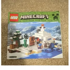 LEGO Minecraft The Snow Hideout 21120 Illustrated Instruction Manual Booklet