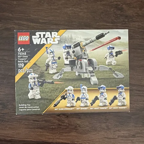 LEGO Star Wars 75345 501st Clone Troopers Battle Pack Complete Set 119 pcs