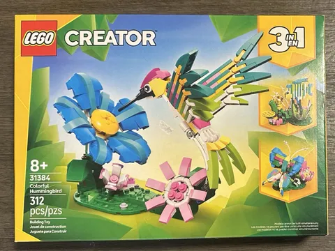 LEGO Creator 3 in 1 *Colorful Hummingbird* 31384 312pcs FACTORY SEALED-FAST SHIP