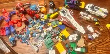 Lego LOT-Marvel Avengers- Star Wars Minifigures ,cars, Ships, Friends, Pokemon