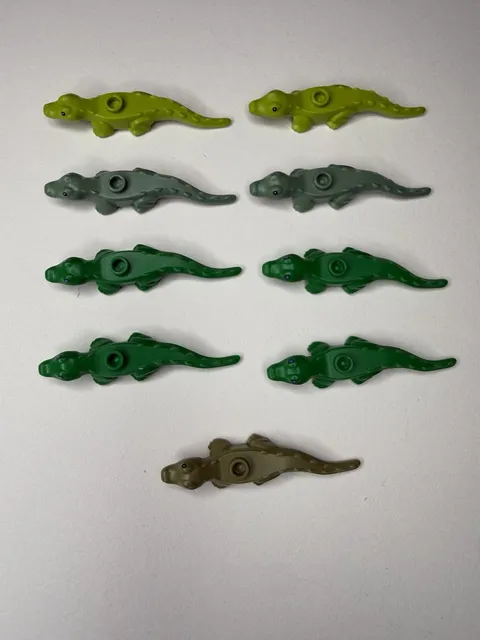 Lego Animal Baby Alligator Lot Of 9