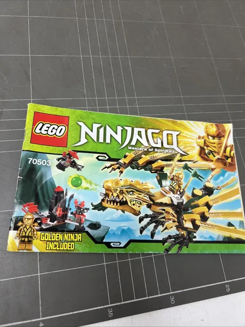 VINTAGE TOY LEGO MANUAL INSTRUCTIONS BOOKLET ART NINJAGO 70503
