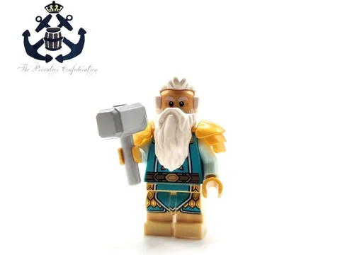 LEGO 2024 Dungeons & Dragons Minifigure Dwarf Cleric + Hammer idea180 21348