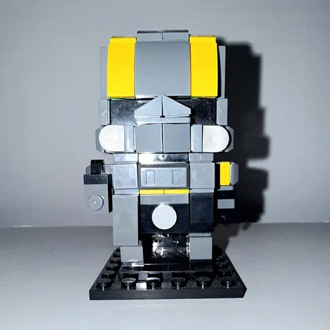 Custom Helldiver Brickhead Fully Assembled NOT REAL LEGO