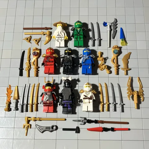 Lego Ninjago ZX Rise Of The Snakes Weapons Minifigure Lot Of 7 njo0039 E5 52