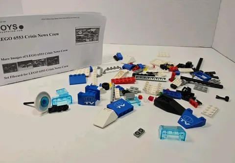 Lego SYSTEM 6553 Crisis News Pieces Parts 1997 Vintage