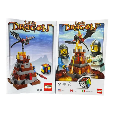 LEGO Lava Dragon Parts Pieces Replacement Rules/Instructions Only