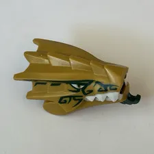 LEGO Ninjago The Golden Dragon Head Gold Printed 40933pb01 and 40934pb01