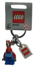 LEGO Spongebob Squarepants Mr. Krabs MiniFigure Keychain 851853