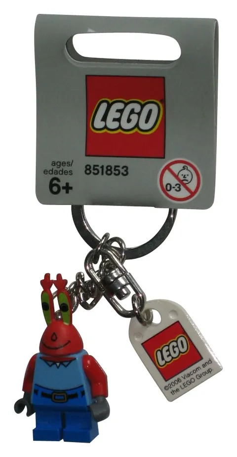 LEGO Spongebob Squarepants Mr. Krabs MiniFigure Keychain 851853