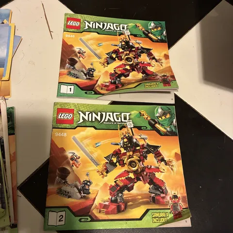 Lego #9448 Ninjago masters of Spinjitzu Instruction Manual Booklets only