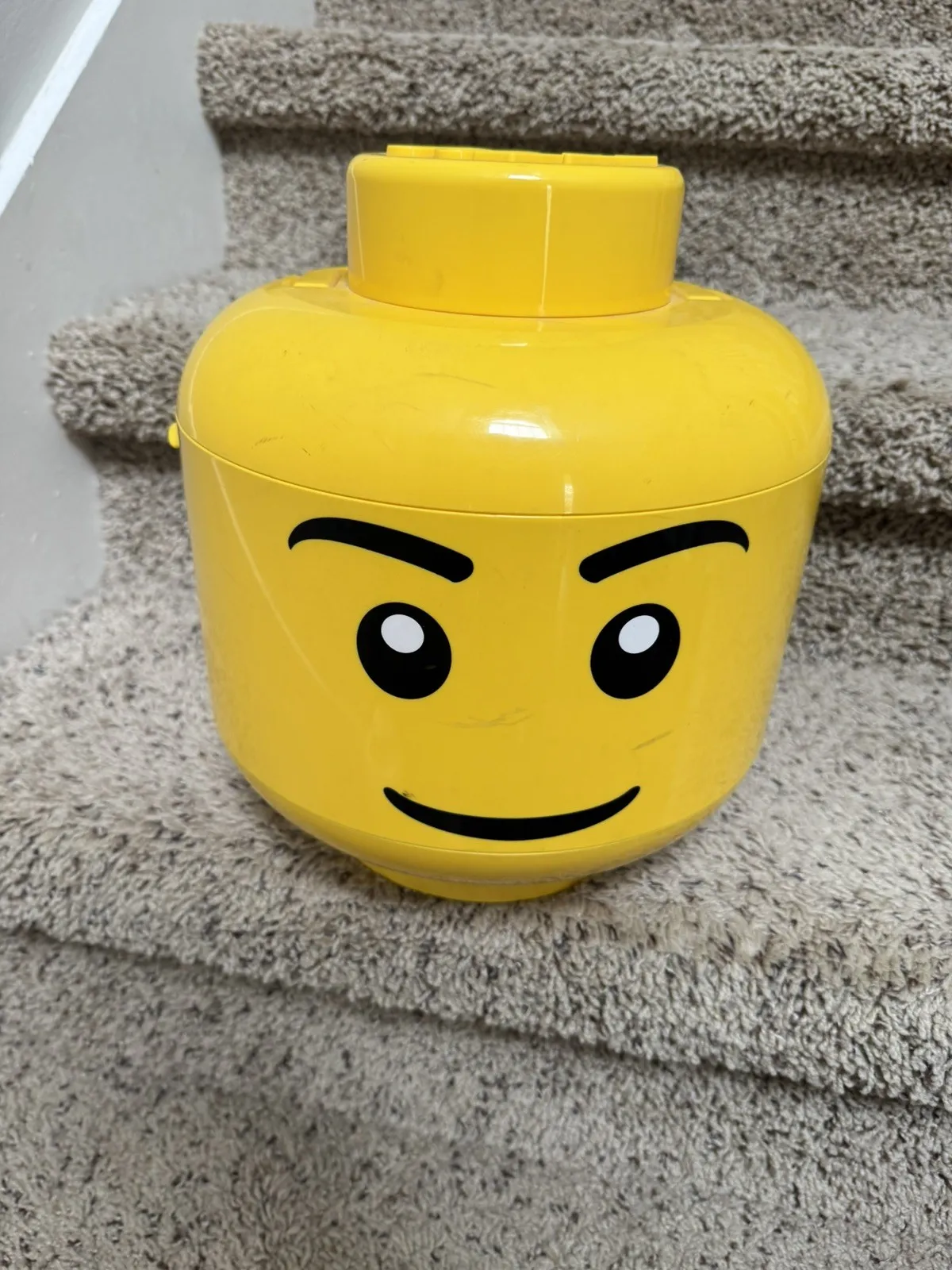 Lego Extra Large Head Storage, Sort And Store Case Complete 12” 2 Trays + Handle