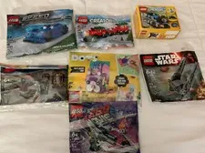 LEGO Polybag Lot of 7, LEGO Movie, Creators,Harry Potter, Speed, Star Wars, Dots
