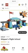 LEGO Duplo Disney Planes Skipper‘s Flight School 100% Complete Plus 2 Extra