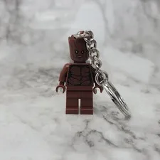 Lego Teen Groot Minifigure Key Chain Marvel 5005244